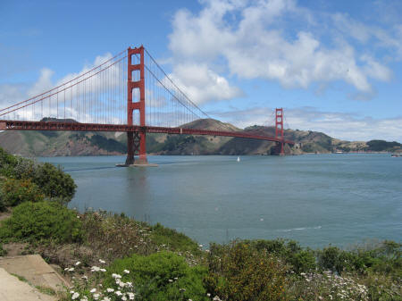 Golden Gate Bridge in San Francisco California