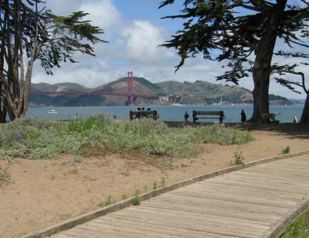 Golden Gate Promenade in San Francisco